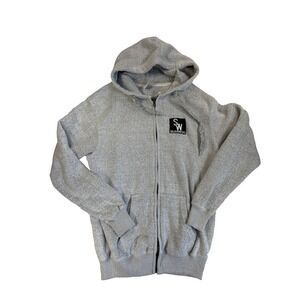 Ragwear Women's Med Heathered Gray Silverwood‎ Zip Up Hoodie Soft Cozy Basic